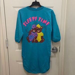 Teal Sleepy Time Nightshirt